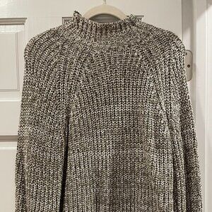 Madewell Vernon Marl Mock Neck Pullover (Size S)